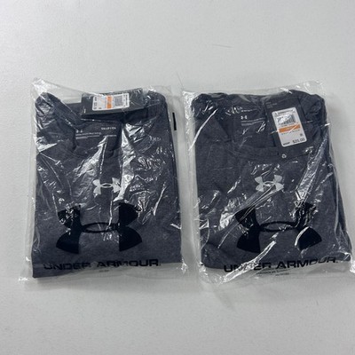 Under Armour Mens Locker Tee 2.0 SS Carbon Heather Gray 1305775-090 Small NWT