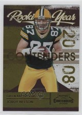 2008 Playoff Contenders Rookie of the Year Gold 18/100 Jordy Nelson #22 x5u