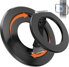 Magnetic Phone Ring Holder for MagSafe, Dual-Sided Adjustable Gym Finger Ring Gr
