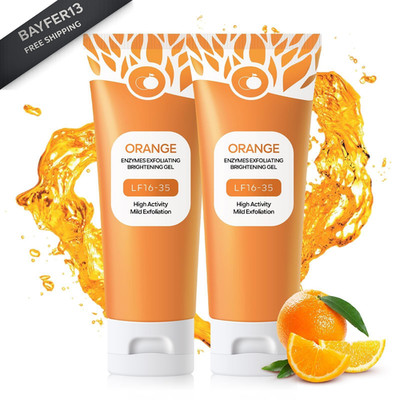 Freeorr Orange Exfoliating Gel for Face and 3.52 Fl Oz (Pack of 1), 2 PCS 