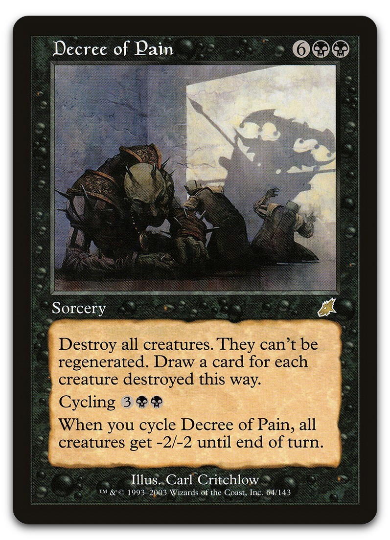 Decree of Pain #64 (LP) Scourge SCG Magic MTG