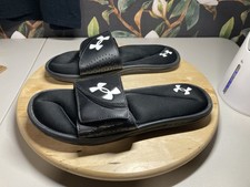 Under Armour Men's Ignite slides, Black, Size 11