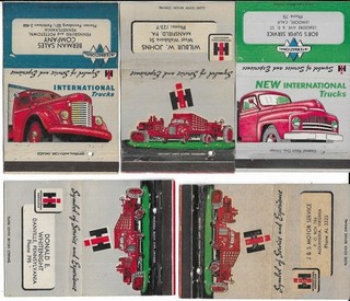 20 Vintage International Harvester Matchbooks