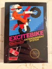 Excitebike Nintendo NES CIB - Unpunched Hangtab - 5 screw - Complete