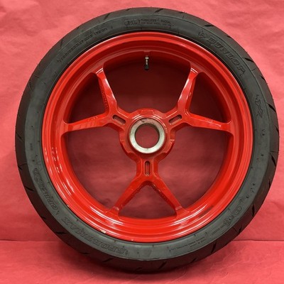 2017 - 2020 DUCATI SUPER SPORT S Rear Tire Wheel Back Rim Good Straight Red