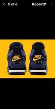 Nike Air Jordan 4 Retro 'Lakers' Jordan 4 AJ4 Imperial Purple FV5029-500 Men's