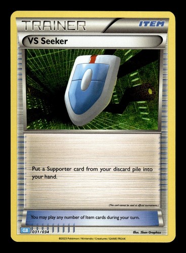 VS Seeker (CLB) 031/034 Holo Rare Trading Card Game Classic Pokemon Near Mint