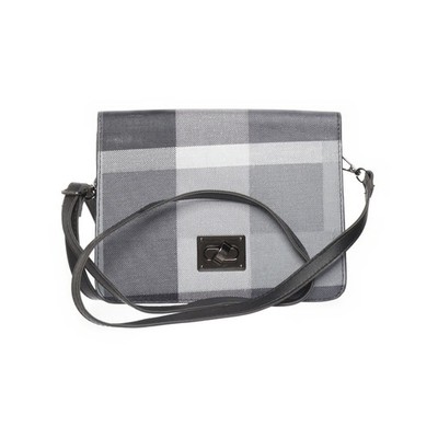 Umhängetasche, Damen, Grau/Schwarz/Weiß, 25, 5, 19 cm #UbG