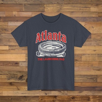 Fulton County Stadium 1966 Ballpark T-Shirt - Atlanta Braves Baseball