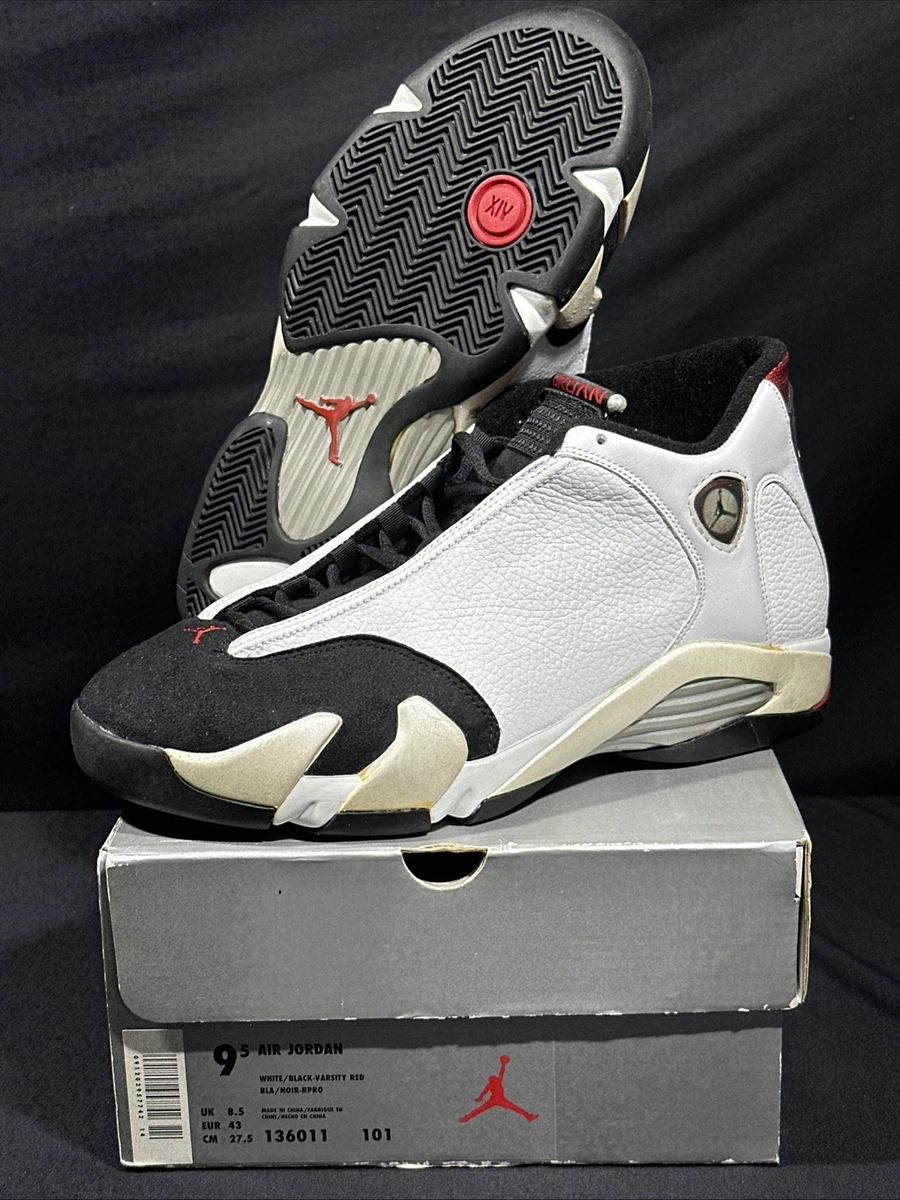 Air Jordan 14 オリジナル1998年製　85年製 Jordan 14 OG 1998 Black Toe - огромный выбор по лучшим ценам | eBay