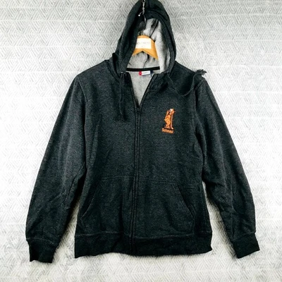 Clique Basic Schmoul Sweat Capuche Homme L Gris Foncé chiné Zip Brodé Poches - Photo 1/4