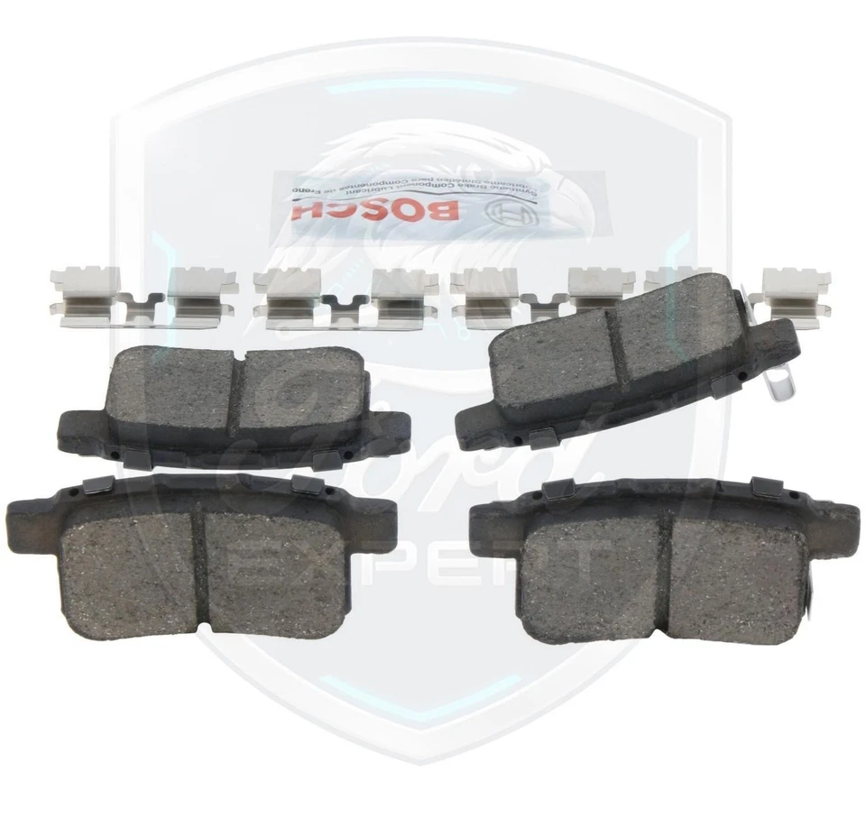 Kit de pastillas de freno traseras de cerámica Bosch OEM para Honda Accord 2008-2012 9 años de garantía Foto 2 de 4