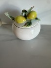 Retired Franz Porcelain Lemon Jam Jar, Lid And Matching Spoon #FZ00517. — photo 3