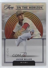 2023 Panini Three and Two On The Horizon 62/150 Jacob Miller #OTH-JM 4pn