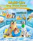 Inflatable Dog Pool Water Ramp – 60"X40" Extra Large Boat Ramp for Dogs up to 24 744110797893