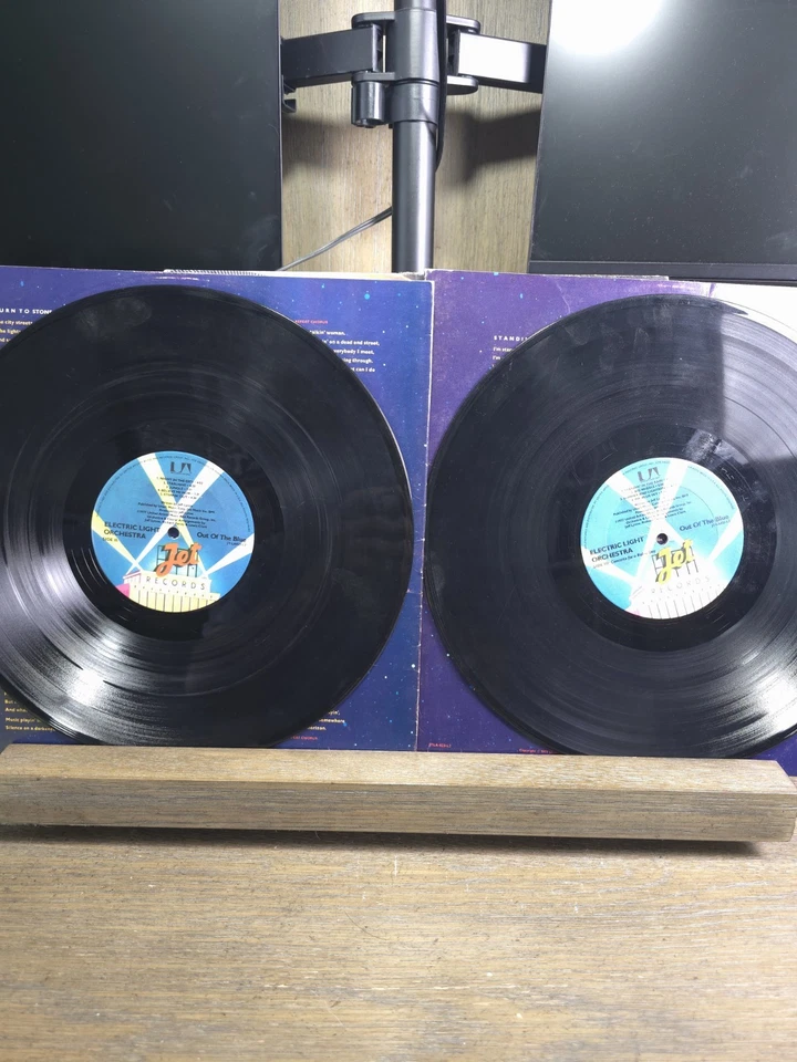 Electric Light Orchestra Out Of The Blue Vinyl LP Jet Records W/ Poster - Image 4 of 4