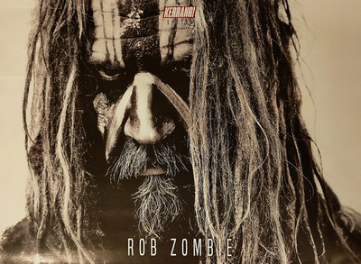 ROB ZOMBIE A4 Magazine Poster KERRANG Kfi ##