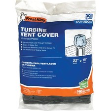 Frost King Winterized Plastic Turbine Vent Cover TVC1 Frost King TVC1 12" or 14"