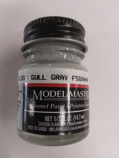 Testors Model Master Gloss Gull Gray 1729 Flat Enamel Paint Testors Model Master Gloss Gull Gray 1729 Flat Enamel Paint