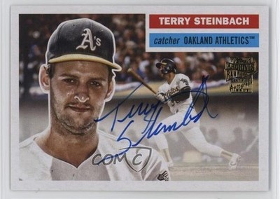 2025 Topps Archives 1956 Fan Favorites Terry Steinbach #56FFA-TS Auto 0r2b