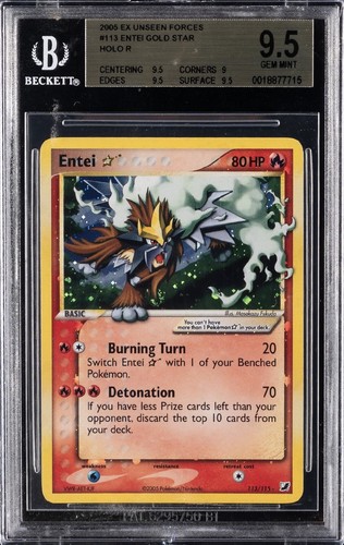 Entei ★ graded BGS 9.5 for sale on eBay