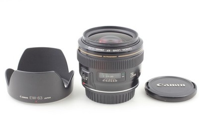 [MINT/w Hood] Canon EF 28mm f/1.8 USM Wide Angle Prime Lens EF Mount