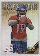 2012 Certified New Generation Mirror Gold 17/25 Eric Page #314 7eo