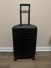 Away Travel The Carry-On Jet Black Hard Shell Brand New Luggage