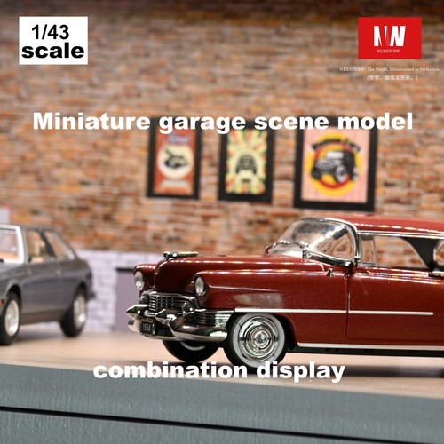 1/43 Diorama Car Garage Model 3-color Dimming LED Lighting Scene Display Model - Picture 9 of 60