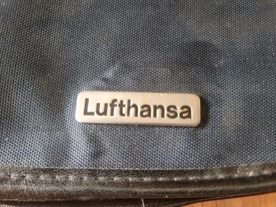 Lufthansa vintage Umhänge  Tasche 70iger Jahre  