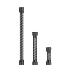 Carbon Fiber Camera Connection Rod Double 1/4 Female Attachment For Camera