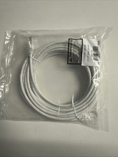 Cat6 UTP 24AWG Ethernet Cable 30 ft White 1 PK NEW