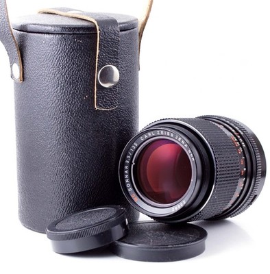Tele Objektiv CARL ZEISS JENA SONNAR auto 3.5/135 Red MC * 135mm F/3.5 M42 Mount