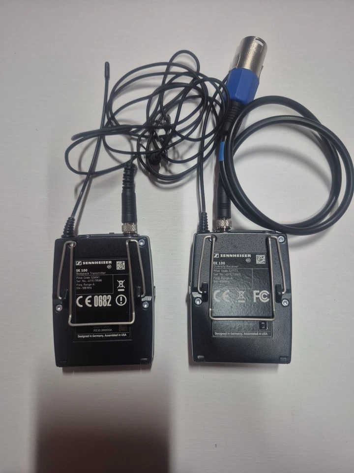 Sennheiser EW100 G3 ENG Kit, EK100 Receiver w/ XLR & SK100 Bodypack +Mic |G Band - Image 2 of 4