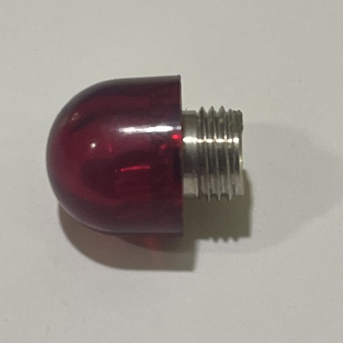 🇺🇸(5) Vintage 1/2” 101-0931 DIALIGHT screw RED LENS - Picture 2 of 5