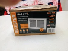 New Cadet Register Fan Forced Electric Heater 1600 Watt 240 Volt RMC162W 63314