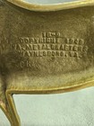 Vintage 1949 Brass Horse Door Stop Virginia Metalcrafters  Calvin Roy Kinstler — photo 4