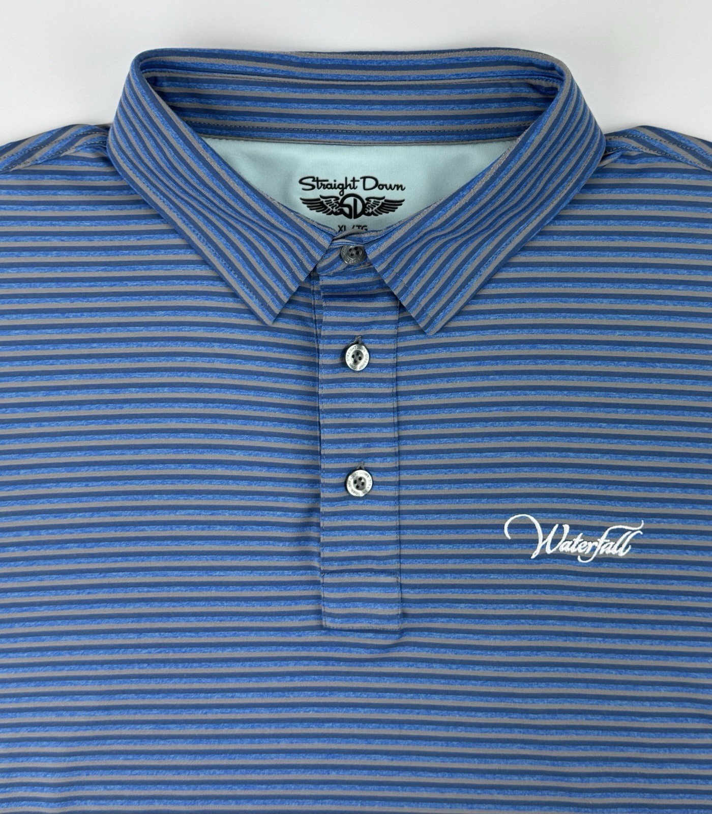 Straight Down Performance Polo Waterfall Golf Clu… - image 1
