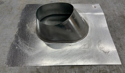 Hart & Cooley 16217 B-Vent Roof Flashing, 5 Adjustable Gas Square 5RF