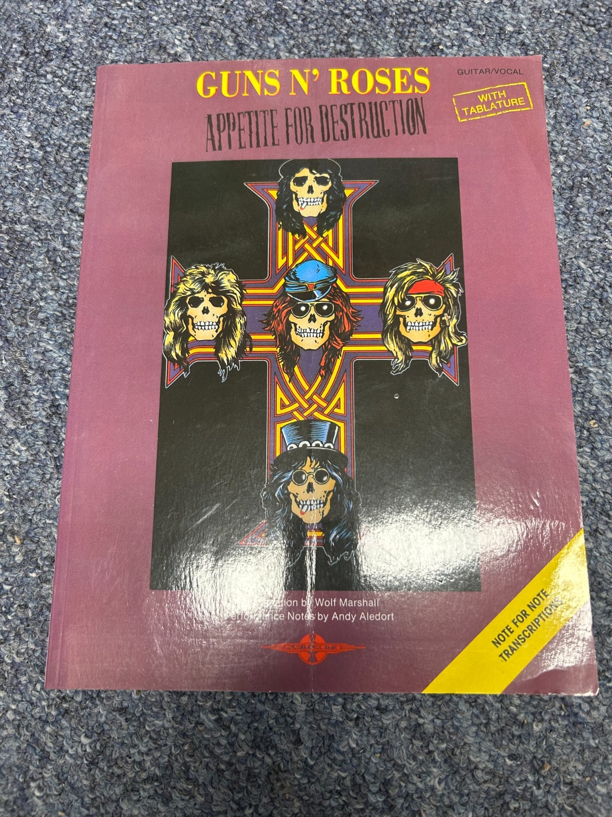 Appetite For Destruction Guitar, Voice Guitar Tab Music Guns 'N' Roses (Artist)