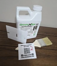 GraphXOff Vinyl, Adhesive and Paint Remover W/ Removal Plastic Blade W/ 2" Brush