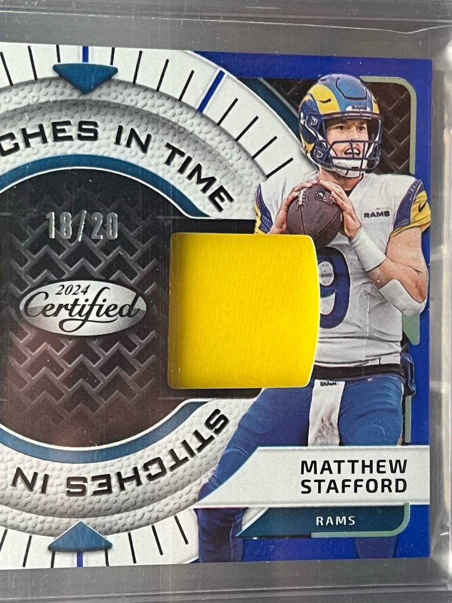 Matthew Staford サインカード　スタフォード Matthew Stafford autograph signed Rams 16x20 photo framed
