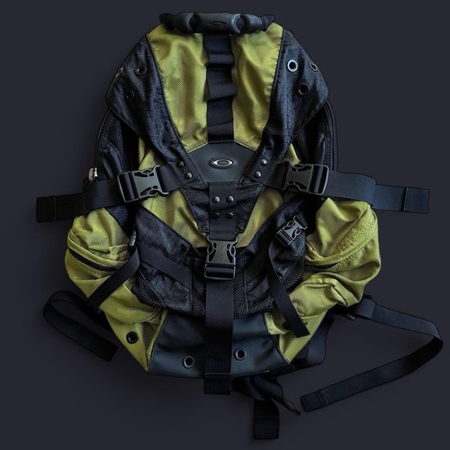 Vintage Oakley Icon 2.0 Backpack Y2K Software Tactical Green Bag