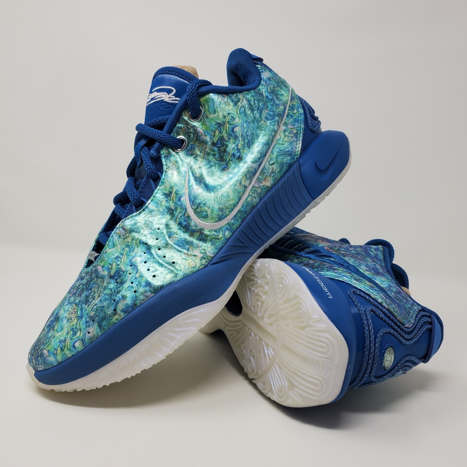 Nike Lebron 21 Abalone Industrial Blue Basketball FN0708-400 Men's