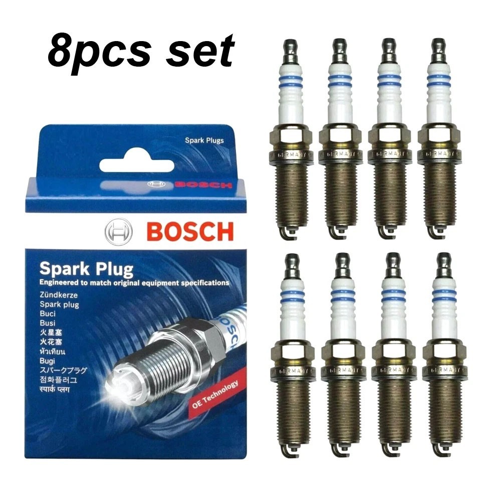 8pcs Bosch Spark Plugs Set For 1981-1985 MERCEDES-BENZ 380SL V8-3.8L WR9DC
