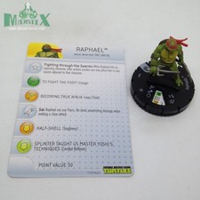 Heroclix Teenage Mutant Ninja Turtles Series 1 Raphael 001 Common fig w/card 