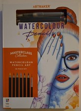 Art Maker Masterclass Collection Watercolour Pencils Kit by Hinkler