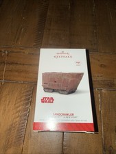 Star Wars Hallmark Ornament Sandcrawler A New Hope Magic Sound 2014 QXI2626