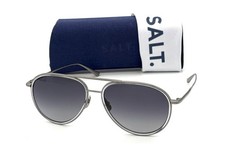 SALT Optics COLUMBIA Silver Gray / Gray Gradient 59mm Polarized sunglasses