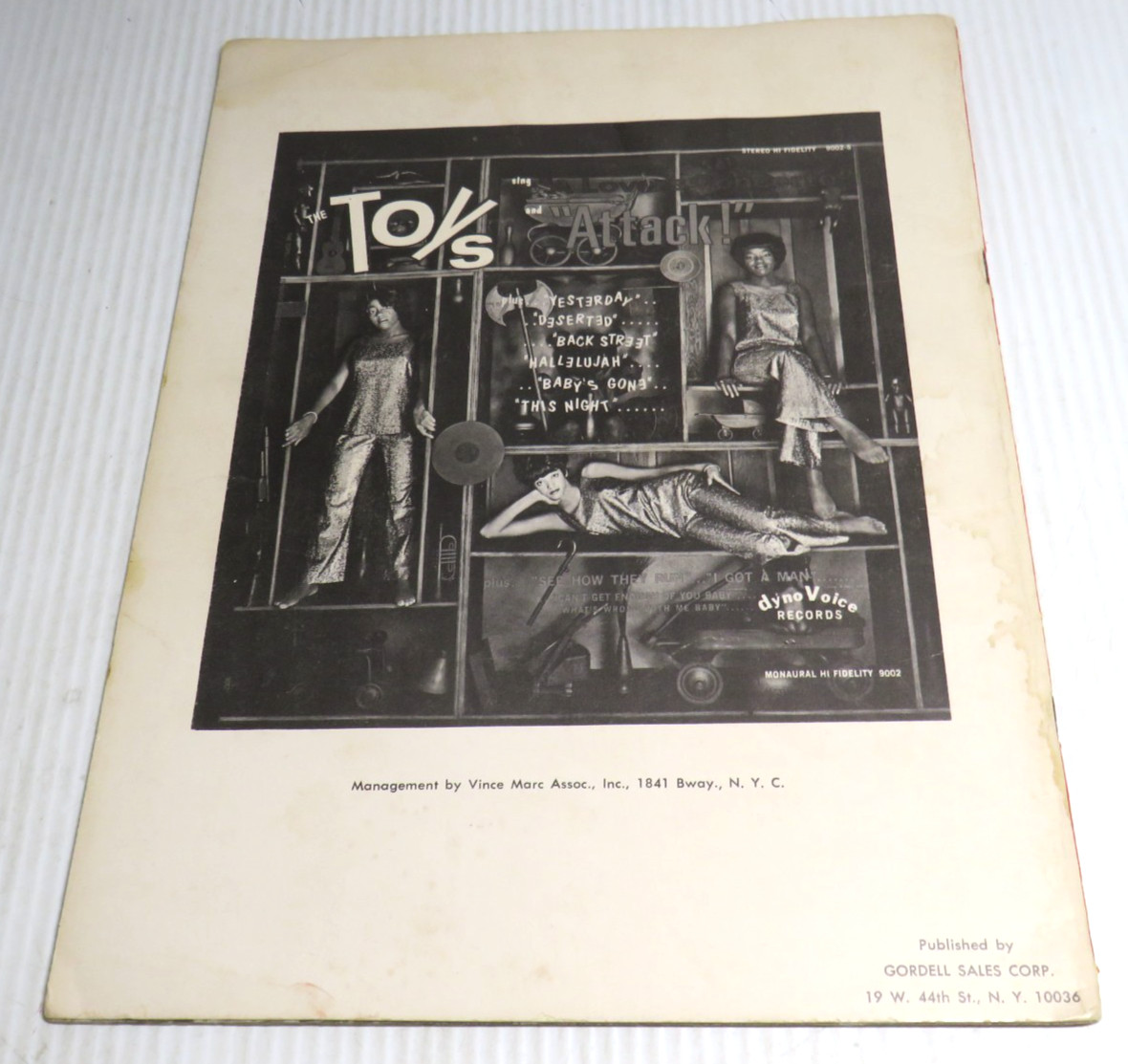 Murray The K's Christmas Show Program Wilson Pickett The Moody Blues The Toys